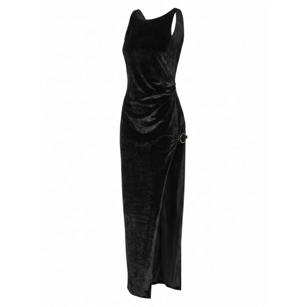 Dondup Women Velvet Long Dress
